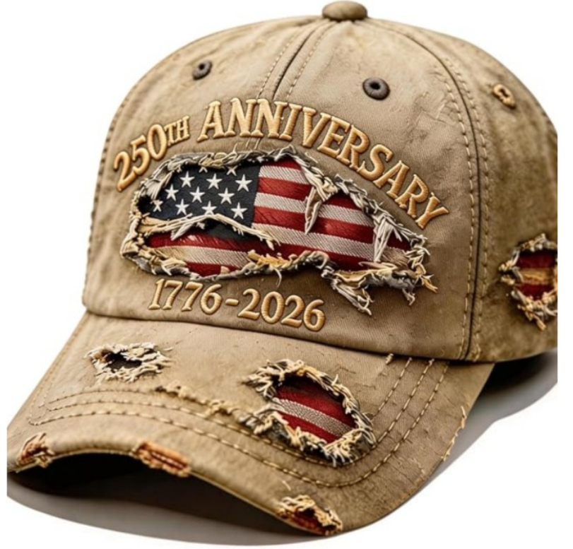 250th Anniversary USA Flag Cap